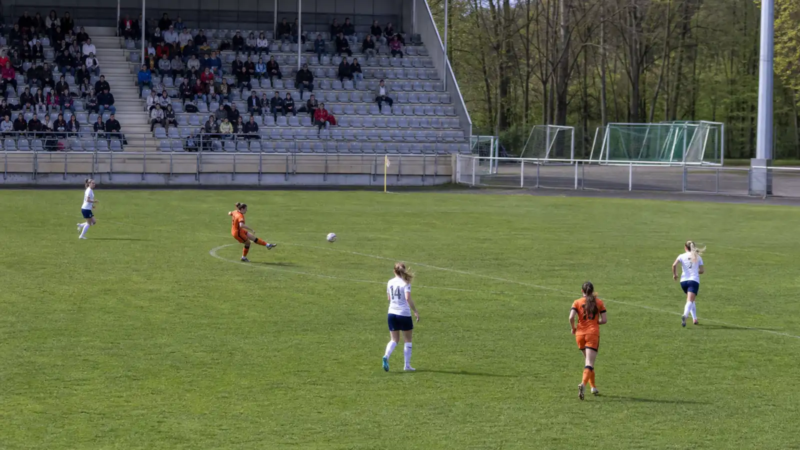 Frauen-Bundesliga, stadionmiljöö ottelun aikana